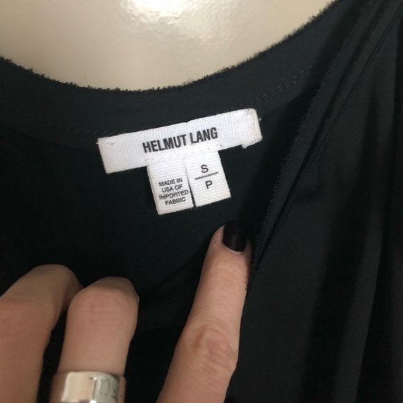 HELMUT LANG skinny strapped tank top, SZ S - Picture 3 of 5